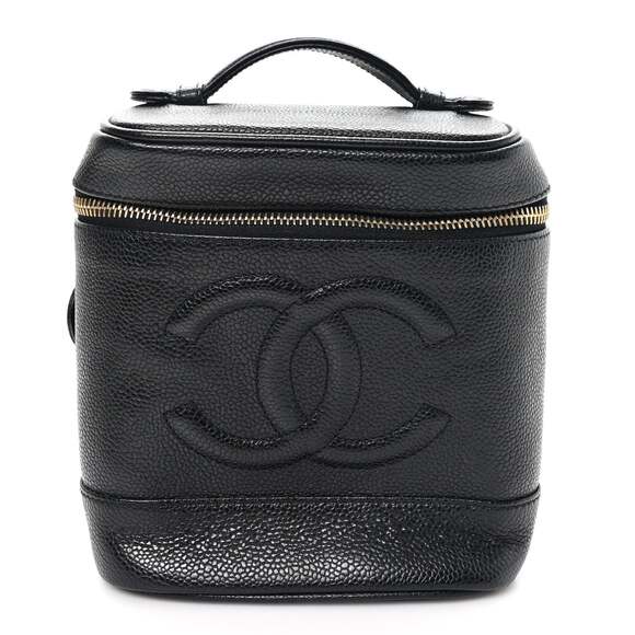 Chanel Tops - Chanel Caviar Vanity Cosmetic Case #255438C12B
